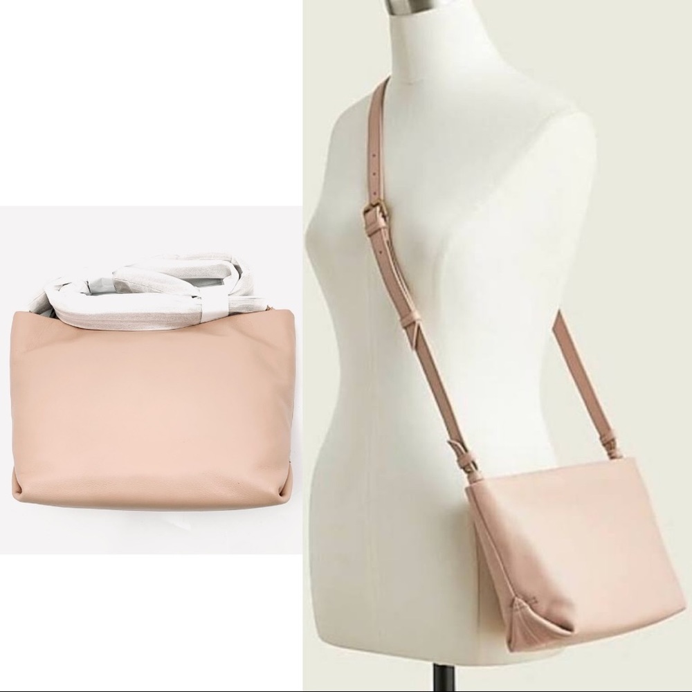 NWOT J. Crew Oslo Crossbody Leather Bag in Warm Clay